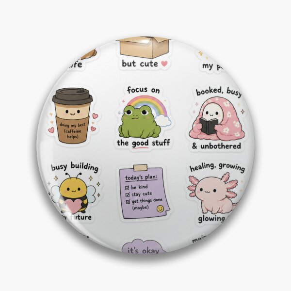 Item preview, Soft Life Era Cute Trendy Sticker Pack designed and sold by mrstick-.