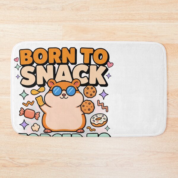 Item preview, Born To Snack Forced To Meal Prep Hamster Lover designed and sold by JMDesignHub.