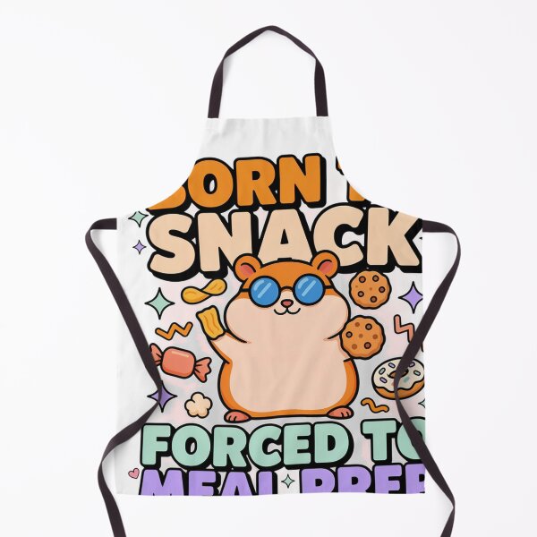 Item preview, Born To Snack Forced To Meal Prep Hamster Lover designed and sold by JMDesignHub.