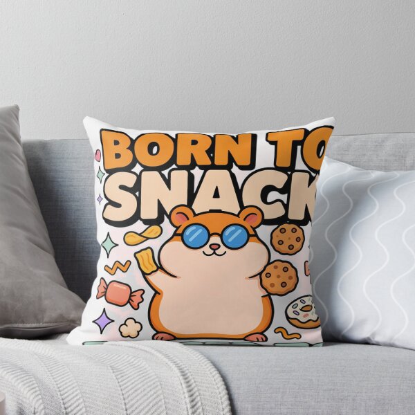 Item preview, Born To Snack Forced To Meal Prep Hamster Lover designed and sold by JMDesignHub.