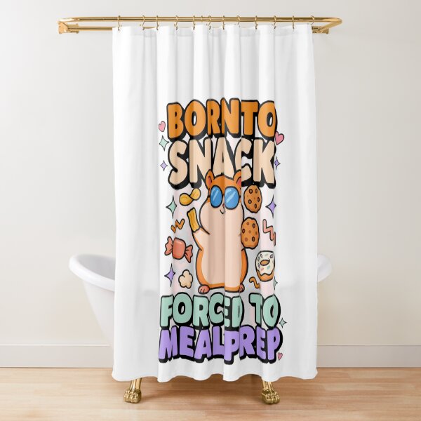 Item preview, Born To Snack Forced To Meal Prep Hamster Lover designed and sold by JMDesignHub.