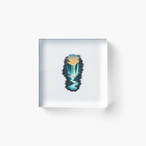 Item preview, Iguazu Falls Double Exposure Landscape designed and sold by JacksoonLester.