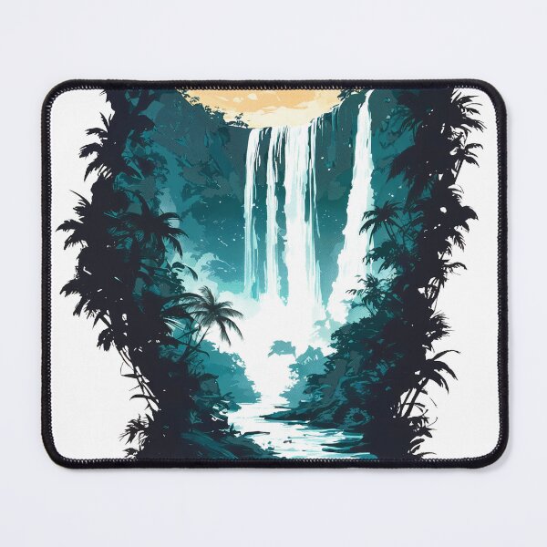 Item preview, Iguazu Falls Double Exposure Landscape designed and sold by JacksoonLester.