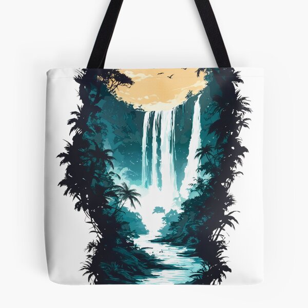 Item preview, Iguazu Falls Double Exposure Landscape designed and sold by JacksoonLester.