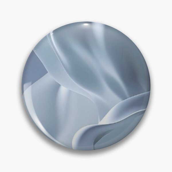 Item preview, Minimalist White Silk Waves Abstract 3D Fabric Flow designed and sold by LYAN-STORE.
