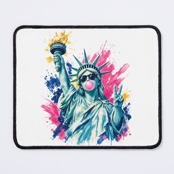 Item preview, Statue of Liberty pop art designed and sold by Tiny-Love ⭐⭐⭐⭐⭐.