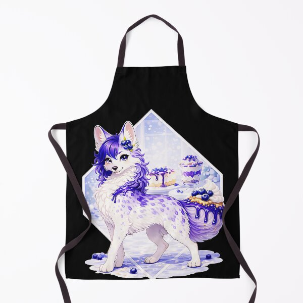 Item preview, Blueberry Dessert Fox Fantasy Creature Sweet Treat designed and sold by CalyZOam99.
