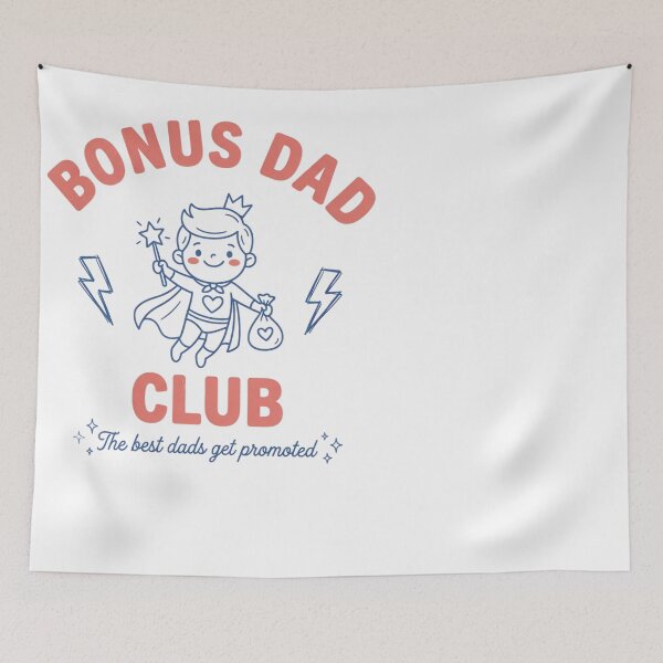 Item preview, Bonus Dad Club Promoted Stepfather Appreciation designed and sold by JMDesignHub.