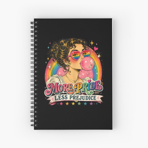 Item preview, More Pride Less Prejudice Retro LGBTQ Rainbow Pride Design designed and sold by thefirstbroo.