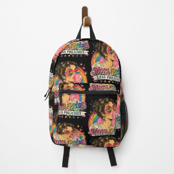 Item preview, More Pride Less Prejudice Retro LGBTQ Rainbow Pride Design designed and sold by thefirstbroo.