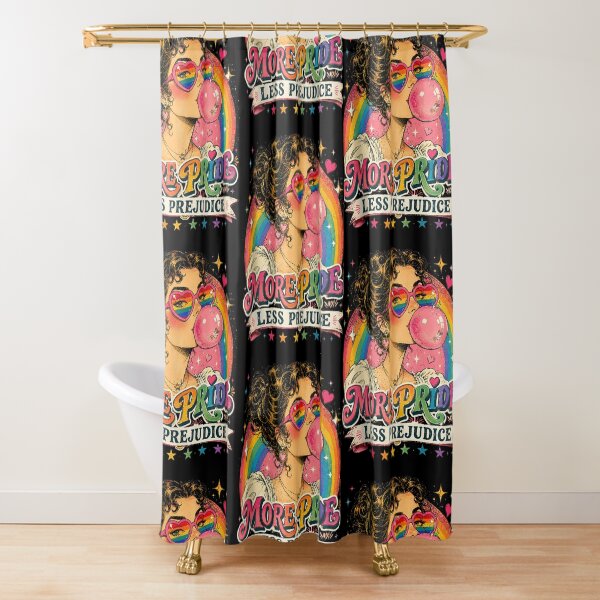 Item preview, More Pride Less Prejudice Retro LGBTQ Rainbow Pride Design designed and sold by thefirstbroo.