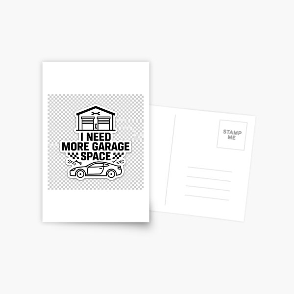 Item preview, I Need More Garage Space Funny Automotive Car Enthusiast Sticker designed and sold by R & K Fashions.
