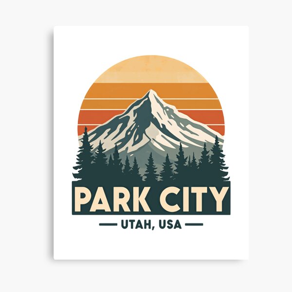 Item preview, Park City Utah USA Mountain Skiing Travel Souvenir designed and sold by Simsimah26Parks.