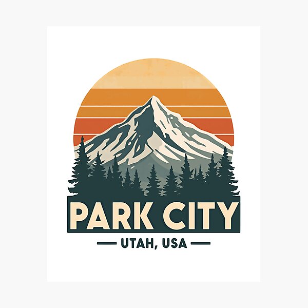 Item preview, Park City Utah USA Mountain Skiing Travel Souvenir designed and sold by Simsimah26Parks.