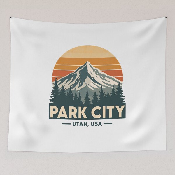 Item preview, Park City Utah USA Mountain Skiing Travel Souvenir designed and sold by Simsimah26Parks.