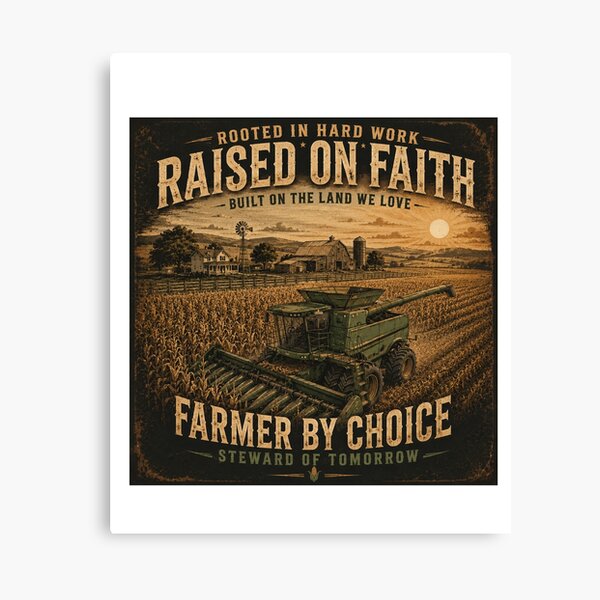 Item preview, Raised on Faith Farmer by Choice designed and sold by PMDesignStudio.