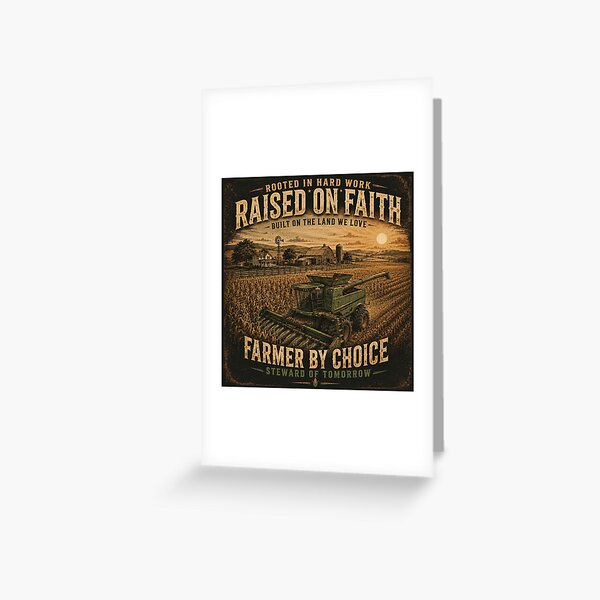 Item preview, Raised on Faith Farmer by Choice designed and sold by PMDesignStudio.