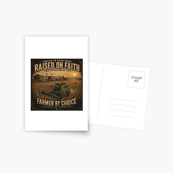 Item preview, Raised on Faith Farmer by Choice designed and sold by PMDesignStudio.