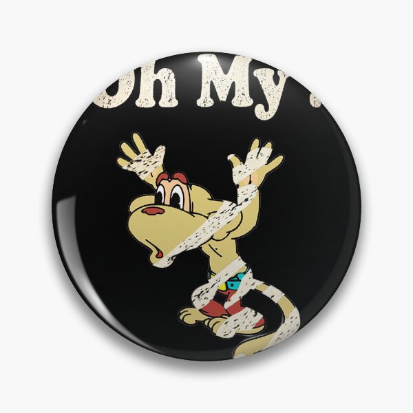 Item preview, Distressed Oh My! Retro Cartoon Monkey - Vintage Grunge Aesthetic  designed and sold by Tokraz-art.