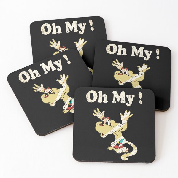 Item preview, Distressed Oh My! Retro Cartoon Monkey - Vintage Grunge Aesthetic  designed and sold by Tokraz-art.