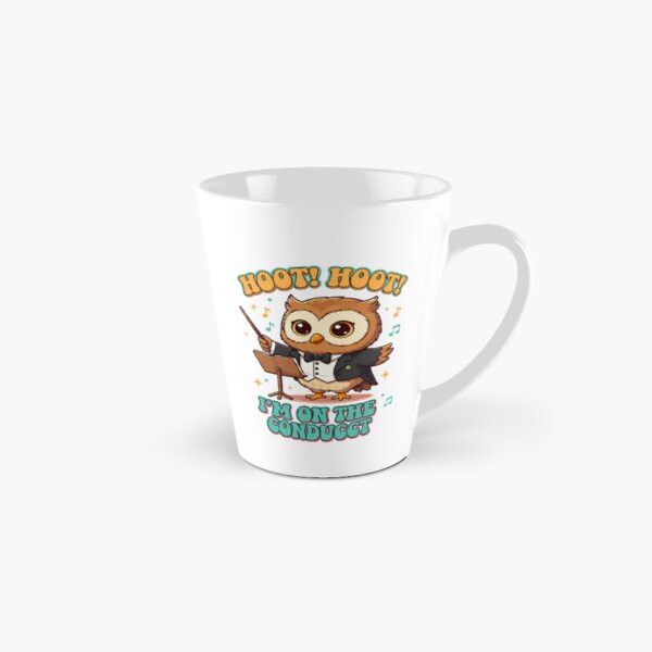 Item preview, Cute Owl Music Conductor designed and sold by Purrfect Harmony Gifts.
