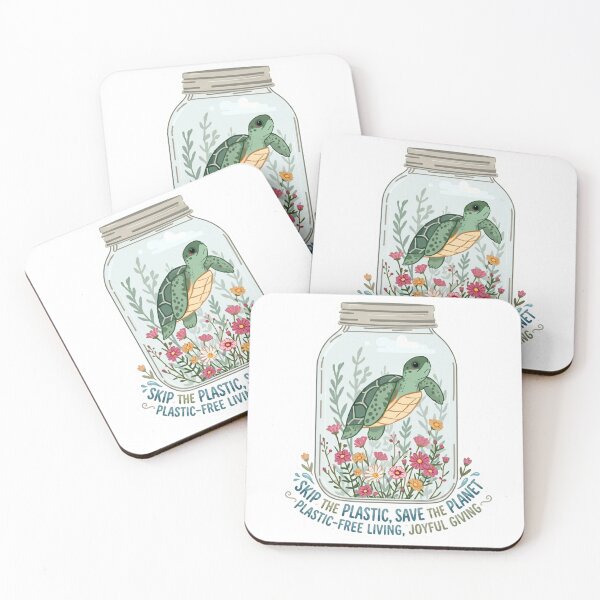 Item preview, Plastic Free July - Save The Seas Eco Friendly Aesthetic designed and sold by The Silly Grumpy Society.
