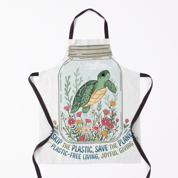 Item preview, Plastic Free July - Save The Seas Eco Friendly Aesthetic designed and sold by The Silly Grumpy Society.