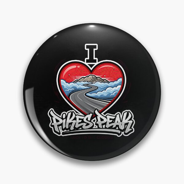 Item preview, Pikes Peak I Love Pikes Peak Motorcycle Touring Graphic designed and sold by enzoade.