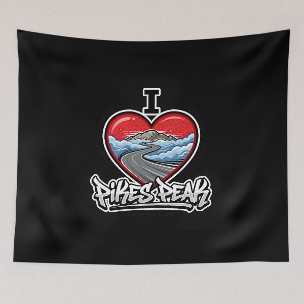 Item preview, Pikes Peak I Love Pikes Peak Motorcycle Touring Graphic designed and sold by enzoade.