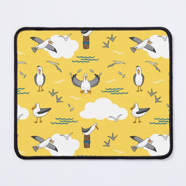 Item preview, Funny Seagull Birds Pattern designed and sold by HotHibiscus.