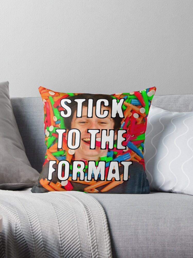 Stick Throw Pillow