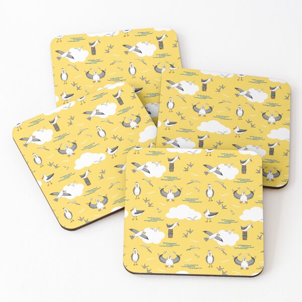 Item preview, Funny Seagull Birds Pattern designed and sold by HotHibiscus.