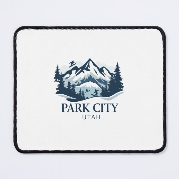 Item preview, Park City Utah Skier Snowboarder Mountain Winter Sports designed and sold by Simsimah26Parks.