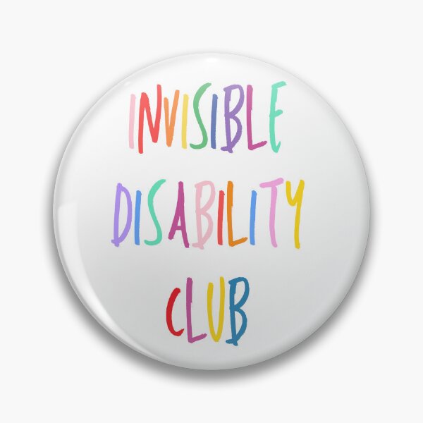 Item preview, Invisible disability club designed and sold by chronisch.sichtbar.
