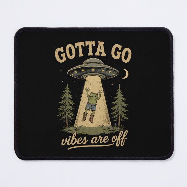 Item preview, Gotta Go Vibes are Off Frog designed and sold by zoes-ink.