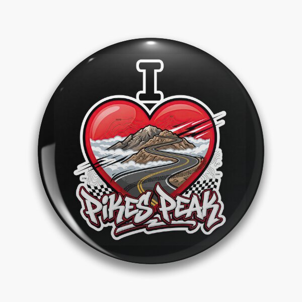 Item preview, Pikes Peak I Love Pikes Peak Iconic Hill Climb Rider Artwork designed and sold by enzoade.