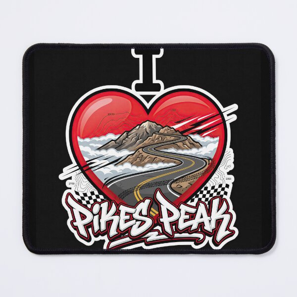 Item preview, Pikes Peak I Love Pikes Peak Iconic Hill Climb Rider Artwork designed and sold by enzoade.