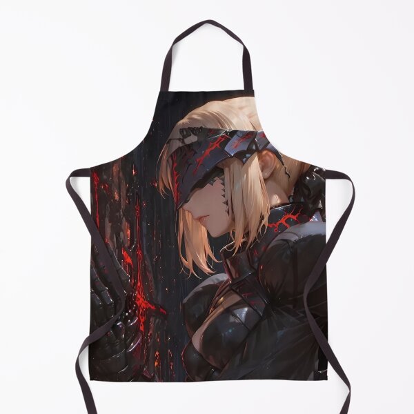 Item preview, Dark Armored Anime Knight Girl | Crimson Fantasy Warrior Aesthetic Art designed and sold by Dyan4.