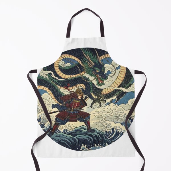 Item preview, #10 Ryokuryu | Green Dragon vs Samurai Battle designed and sold by FUJIYAMA-JAPAN-WORKS.