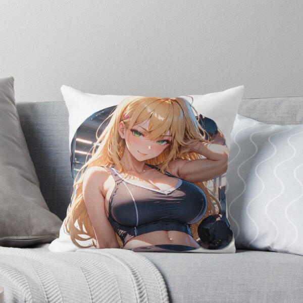 Item preview, Cute Anime Sport Gym Girl Waifu  designed and sold by Ericks0087.