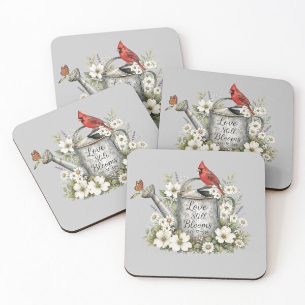 Item preview, Love Still Blooms Red Cardinal Memorial Gift designed and sold by tamdevo1.