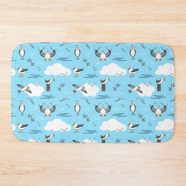 Item preview, Cute Seagulls Pattern designed and sold by HotHibiscus.