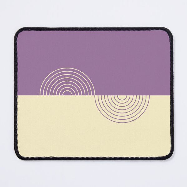 Item preview, The Continuum - Purple and Cream Minimalist Geometric designed and sold by artdocaj.