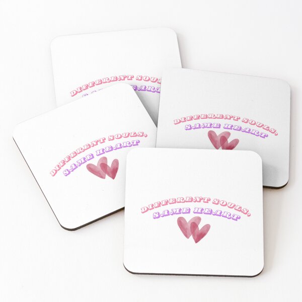 Item preview, Different Souls Same Heart | Friendship & Sisterhood Quote designed and sold by shreeedesigns.