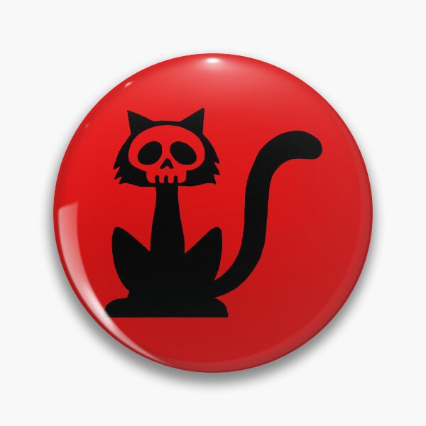 Item preview, Black cat skull designed and sold by Lagueny.