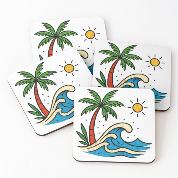 Item preview, Tropical Wave Harmony designed and sold by Sticker-Crafts.