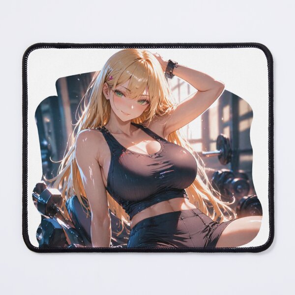 Item preview, Cute Anime Sport Gym Girl Waifu designed and sold by Ericks0087.