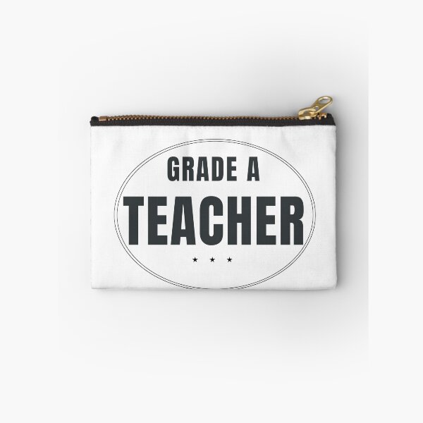 Item preview, Grade A Teacher | Premium Teacher Badge Design designed and sold by HeartAndArtShop.