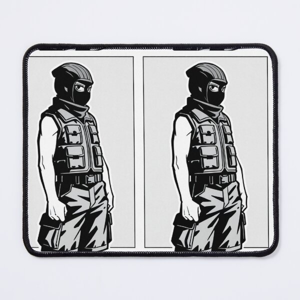 Item preview, Fashion - Man in Gray Puffer Vest Balaclava Cargo Streetwear Anime Variant 3 designed and sold by AnimeShin.