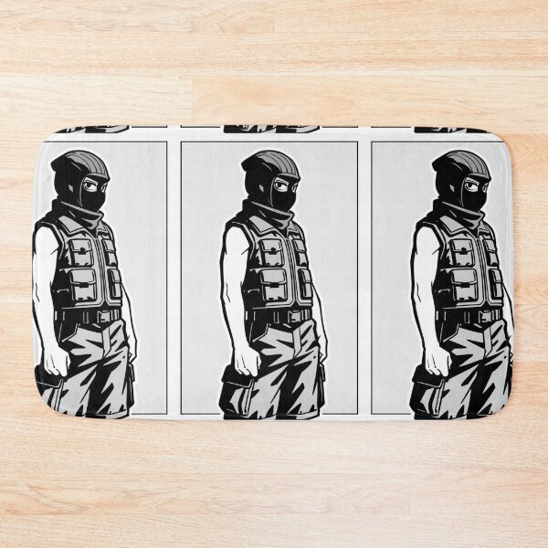Item preview, Fashion - Man in Gray Puffer Vest Balaclava Cargo Streetwear Anime Variant 3 designed and sold by AnimeShin.